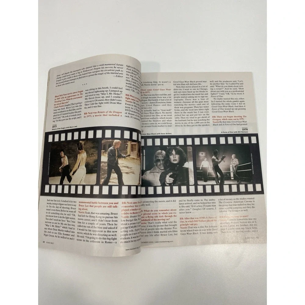 Black‎ Belt Magazine: November 2004 - Chuck Norris Frank Mir